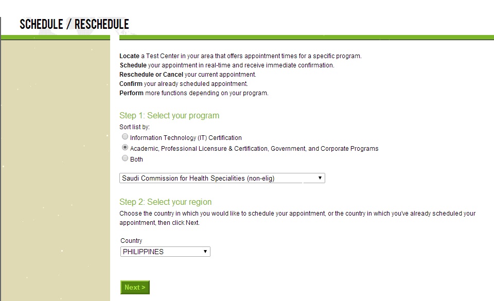 Saudi prometric exam result